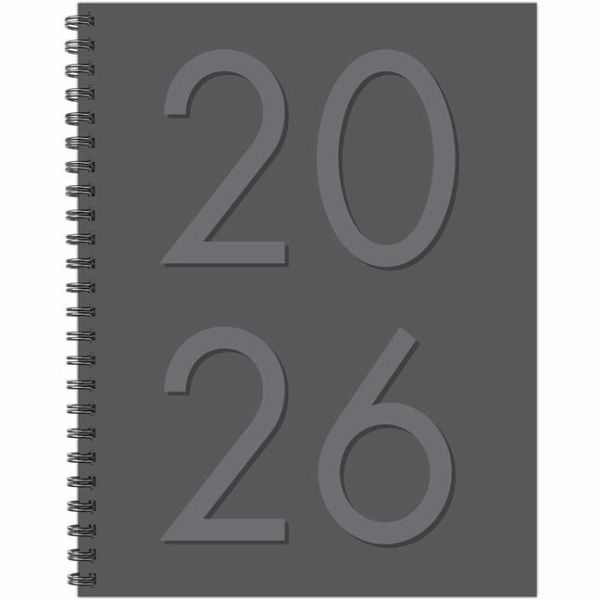 Charcoal 2026 8.5 X 11 Weekly Monthly Softcover Planner Charcoal 2026 8.5 X 11 Weekly Monthly Softcover Planner