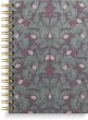 Burde Notizbuch A5 burgundy flowers - Bild 1