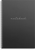 Burde Notizbuch A4 schwarz Burde Notizbuch A4 schwarz
