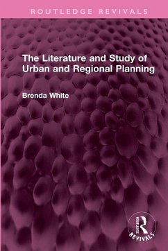 Cover The Literature and Study of Urban and Regional Planning