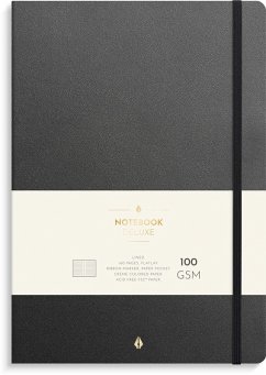 Cover Burde Notizbuch Deluxe B5 schwarz