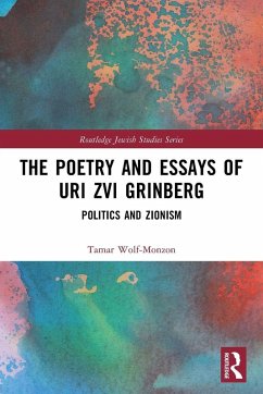 Cover The Poetry and Essays of Uri Zvi Grinberg