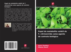 Cover Papel do metabolito volátil do T. citrinoviride como agente de controlo biológico