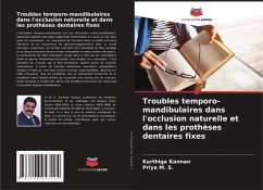 Cover Troubles temporo-mandibulaires dans l'occlusion naturelle et dans les prothèses dentaires fixes