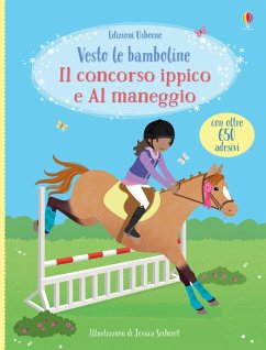 Cover Il concorso ippico-Al maneggio. Con adesivi