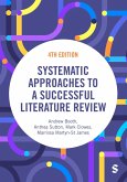 Systematic Approaches to a Successful Literature Review Systematic Approaches to a Successful Literature Review