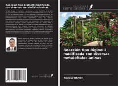 Cover Reacción tipo Biginelli modificada con diversas metaloftalocianinas