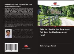 Rôle de l'institution Panchayat Raj dans le développement rural - Pandi, Balamurugan