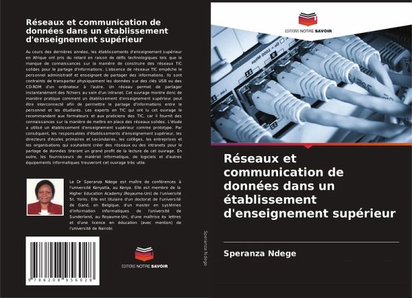 Réseaux et communication de données dans un établissement d'enseignement supérieur