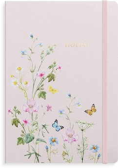 Cover Burde Notizbuch Deluxe B5 Pink Meadow