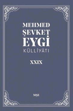 Cover Mehmet Sevket Eygi Külliyati 29