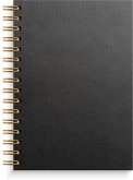 Burde Notizbuch A5 schwarz/gold Burde Notizbuch A5 schwarz/gold