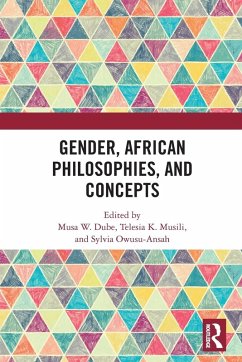 Cover Gender, African Philosophies, and Concepts
