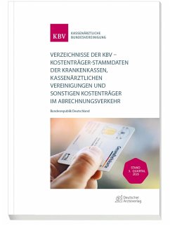 Cover Verzeichnisse der KBV - Stand: 3. Quartal 2025 (eBook, PDF)