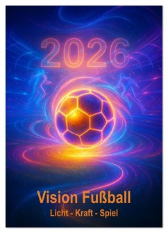 Vision Fußball Licht - Kraft - Spiel (Wandkalender 2026 DIN A4 hoch), CALVENDO Monatskalender