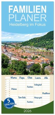 Familienplaner 2026 - Heidelberg im Fokus mit 5 Spalten (Wandkalender, 21 x 45 cm) CALVENDO Familienplaner 2026 - Heidelberg im Fokus mit 5 Spalten (Wandkalender, 21 x 45 cm) CALVENDO