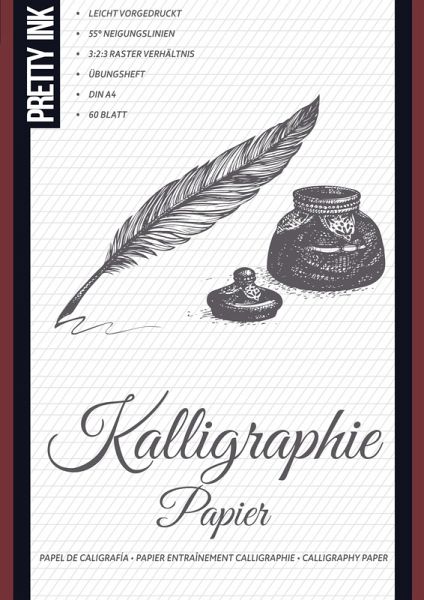 Kalligraphie Papier - Übungsheft Kalligraphie Papier - Übungsheft