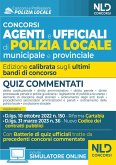 Concorso agenti e ufficiali di Polizia locale municipale e provinciale. Quiz commentati