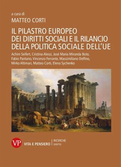 Cover Il pilastro europeo dei diritti sociali e il rilancio della politica sociale dell'UE