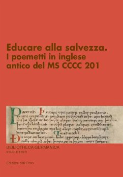Cover Educare alla salvezza. I poemetti in inglese antico del MS CCCC 201
