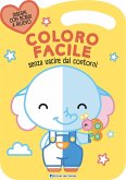 Elefante. Coloro facile. Senza uscire dai contorni Elefante. Coloro facile. Senza uscire dai contorni