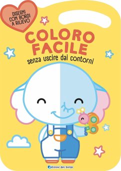 Cover Elefante. Coloro facile. Senza uscire dai contorni