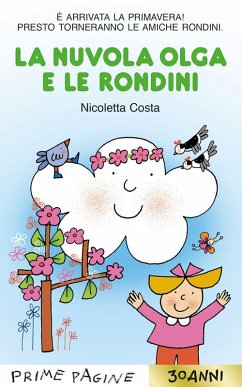 Cover La nuvola Olga e le rondini. Stampatello maiuscolo