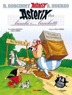 Cover Asterix tra banchi e... banchetti
