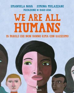 Cover We are all humans. 15 parole che non fanno rima con razzismo