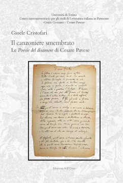 Cover Il canzoniere smembrato. Le poesie del disamore di Cesare Pavese