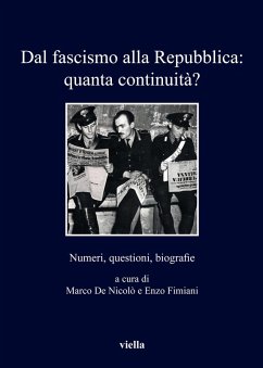 Cover Dal fascismo alla Repubblica: quanta continuità? Numeri, questioni, biografie