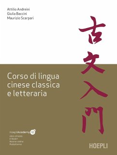 Cover Corso di lingua cinese classica e letteraria