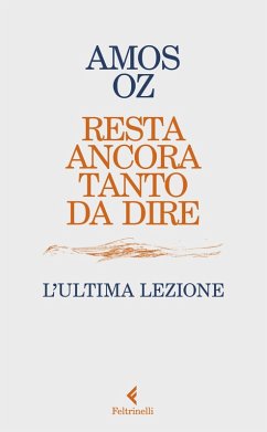 Cover Resta ancora tanto da dire. L'ultima lezione