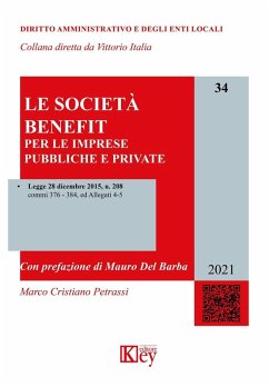 Cover Le società benefit per le imprese pubbliche e private