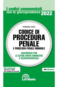 Codice di procedura penale e processo penale minorile - Corso, Piermaria