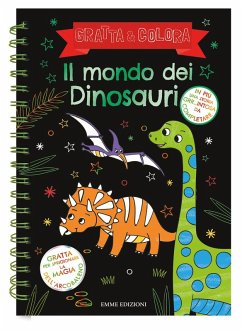 Cover Il mondo dei dinosauri. Gratta e colora