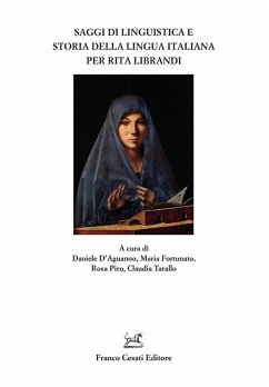 Cover Saggi di linguistica e storia della lingua italiana per Rita Librandi
