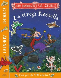 Cover La strega Rossella. Giochi e adesivi