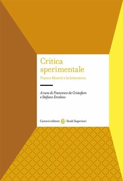 Cover Critica sperimentale. Franco Moretti e la letteratura