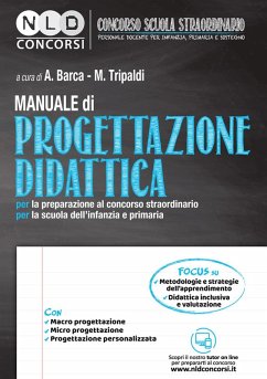 Cover Manuale di progettazione didattica per la preparazione al concorso straordinario per la scuola dell'infanzia e primaria