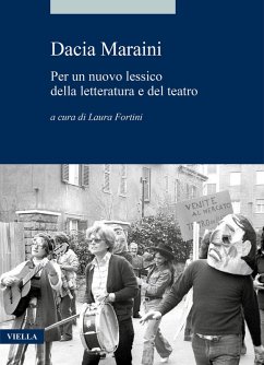 Cover Dacia Maraini. Per un nuovo lessico della letteratura e del teatro