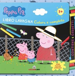 Colora e completa. Libro lavagna. Peppa Pig