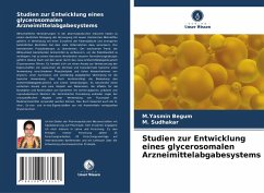 Cover Studien zur Entwicklung eines glycerosomalen Arzneimittelabgabesystems