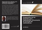 Preparación de los docentes para implementar eficazmente el currículo de matemáticas