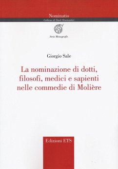 Cover La nominazione di dotti, filosofi, medici e sapienti nelle commedie di Molière