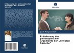 Erläuterung des philosophischen Arguments der 