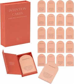 Cover The Life Barn 40 Intention & Orakelkarten Affirmationskarten in hochwertiger Leinenbox
