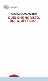 Quel che ho visto, udito, appreso... Quel che ho visto, udito, appreso...