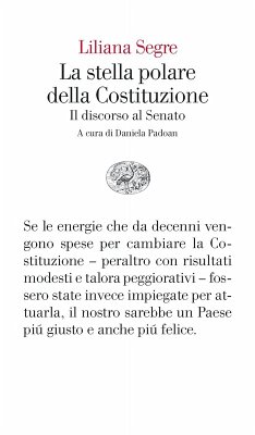 Cover La stella polare della Costituzione. Il discorso al Senato
