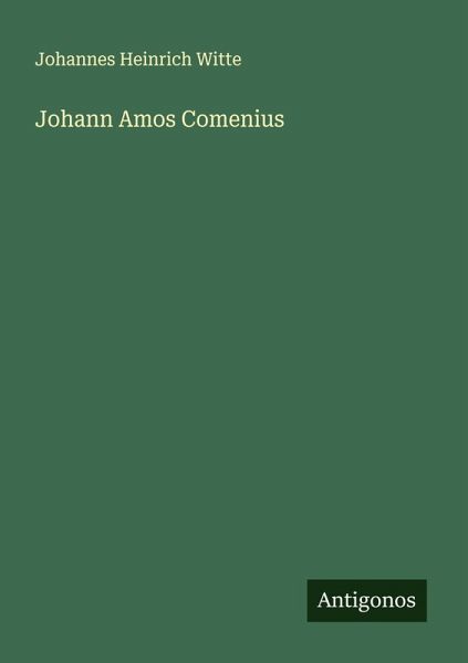 Johann Amos Comenius Johann Amos Comenius